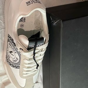 Authentic shoes with QR code to check authentic